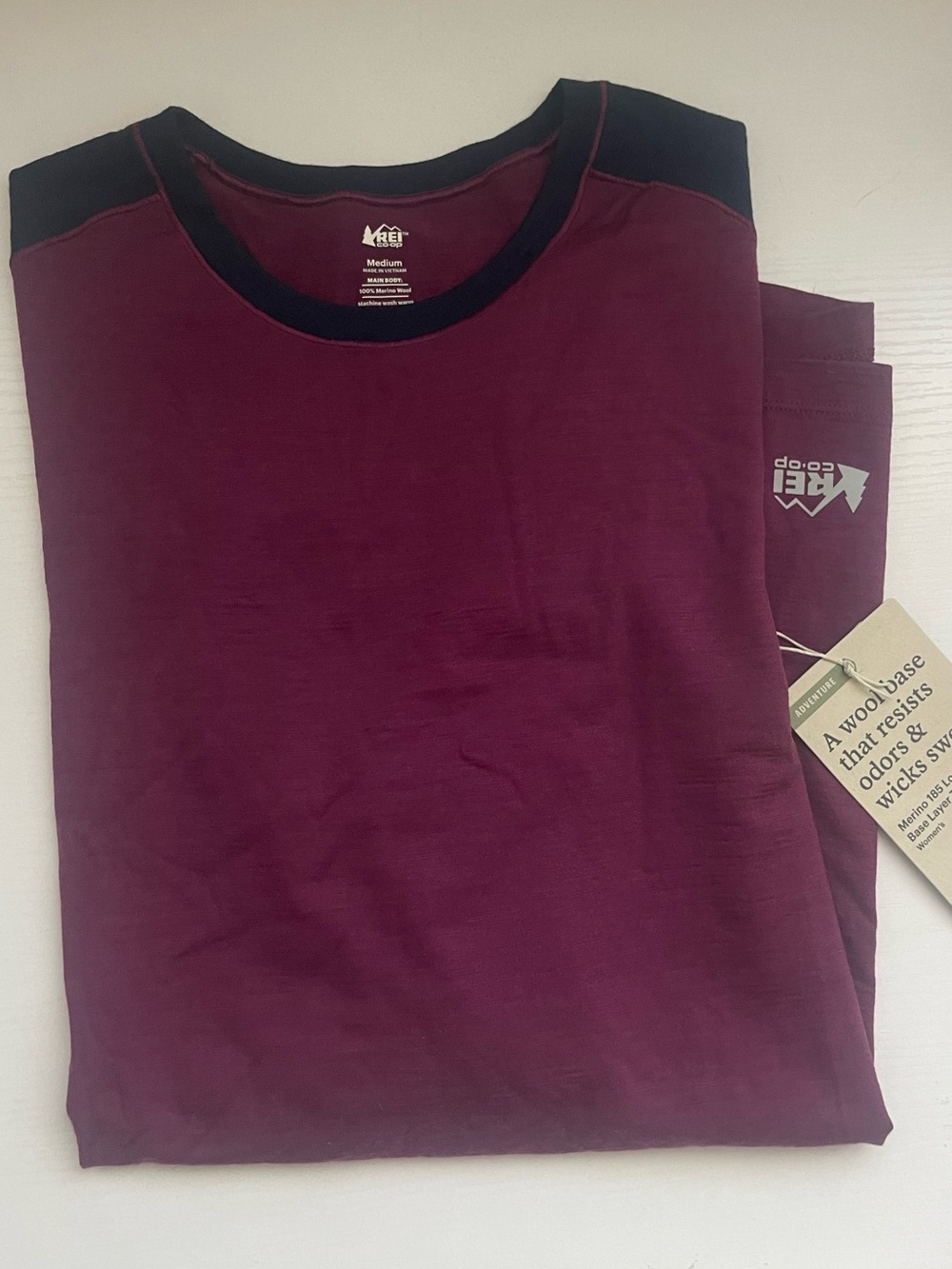 REI Women’s Merino Wool Shirt - Size MEDIUM